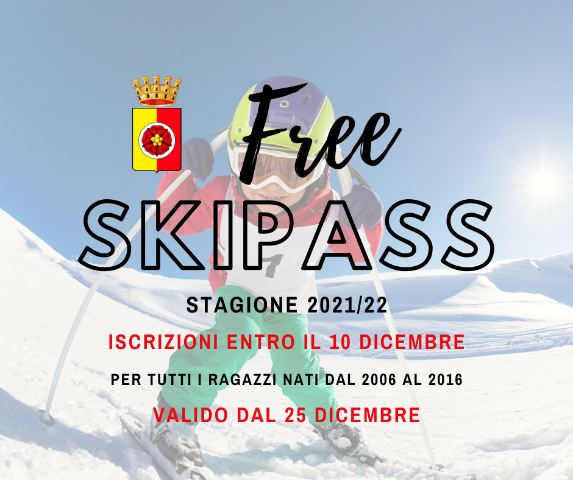 Progetto Free Skipass stagione 2020/2021