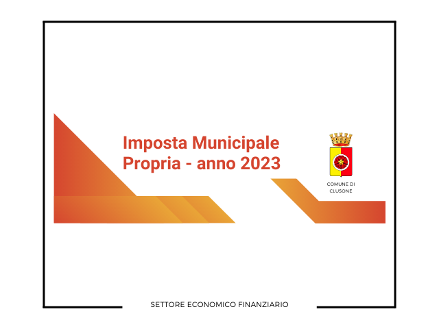 Imposta municipale propria (IMU) - anno 2023
