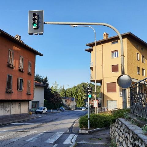 Semaforo pedonale Via Baldi e ottimizzazione semaforo esistente Via Venezia