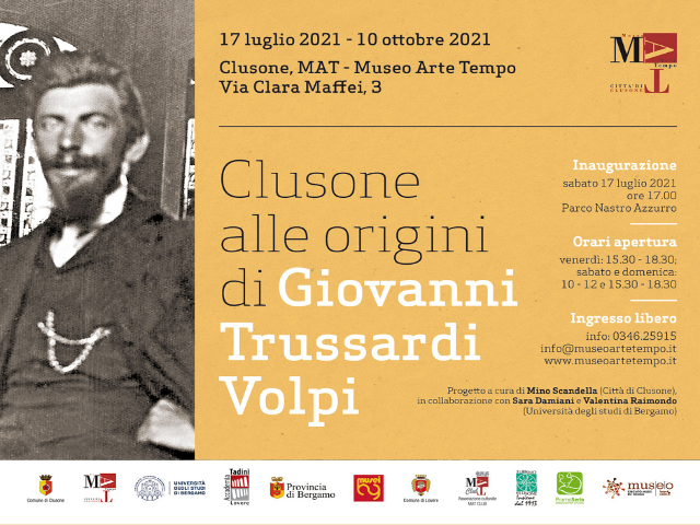 Inaugurazione della mostra ''Clusone alle origini di Giovanni Trussardi Volpi''